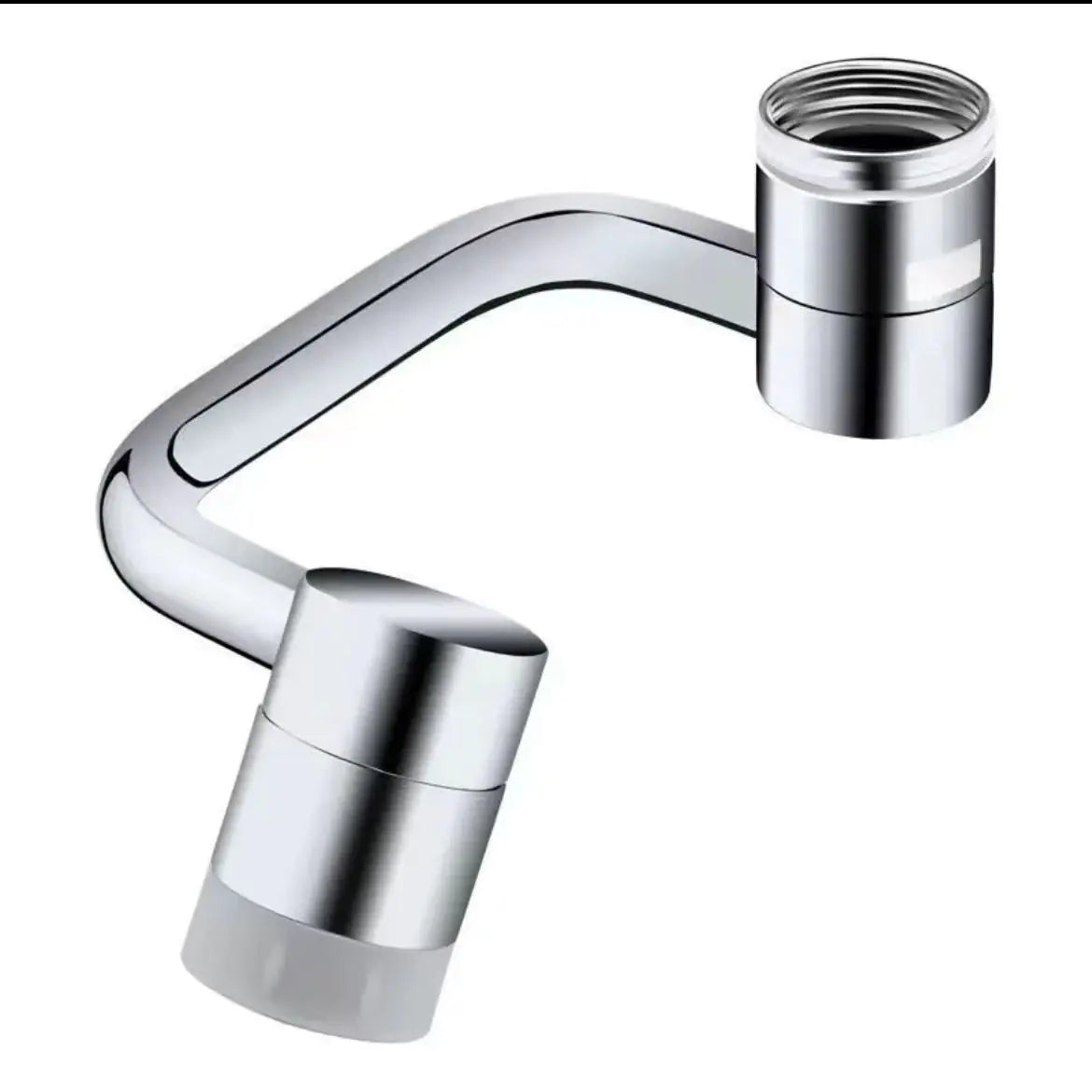 360° Rotating Faucet Extender – Stainless Steel