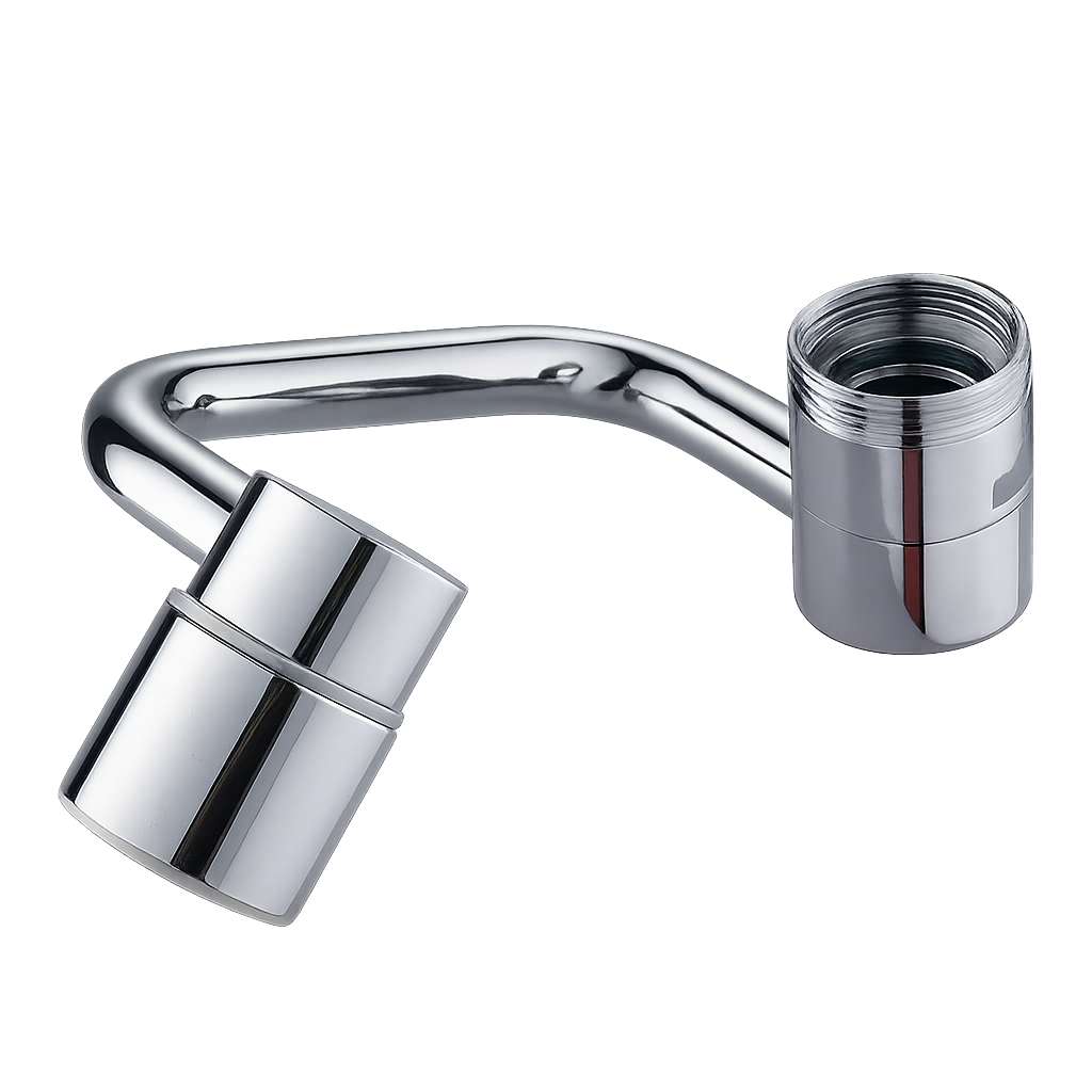 360° Rotating Faucet Extender – Stainless Steel