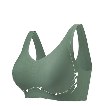 Seamless Sports Bra for Large Bust, No Underwire