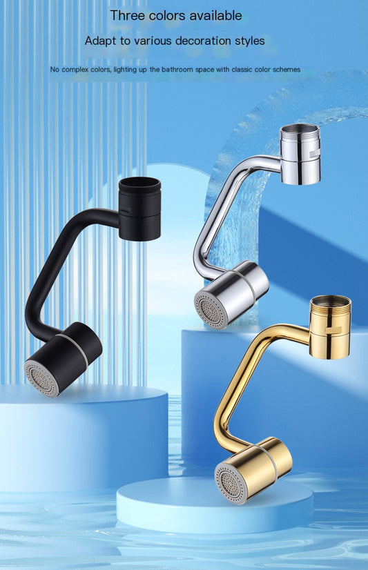 360° Rotating Faucet Extender – Stainless Steel